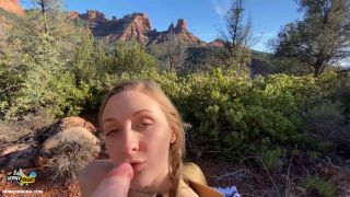 Ride Him Cowgirl Public Sex  Horny Hiking Ft Molly Pills  POV 4K-2