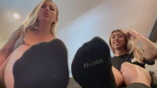 online clip 4 tori black femdom SorceressBebe, Mistress Redd — Our Sweaty Gym Socks, foot slave training on pov-1