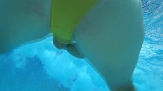 Underwater look at hairless young  crotch-6