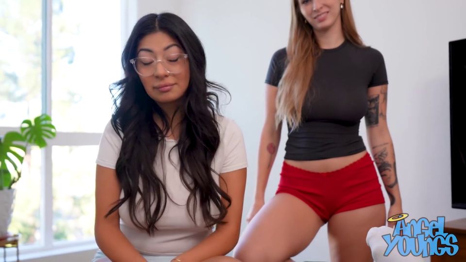 6220 Cami Strella And Angel Youngs Find Stepbros Secret To Hi...