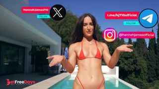 Outdoor Microbikini Try On - Hannahjames710-9
