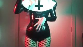 porn video 36 stinky feet fetish Haus Of Poison - Perverted Nun JOI & Intox, rubber on femdom porn-5