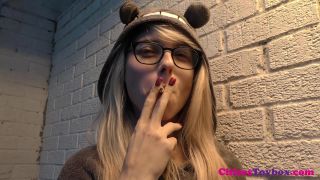 adult xxx video 5 fetish cams Fancy dress smoke – ChloeToy, smoking videos on smoking-7