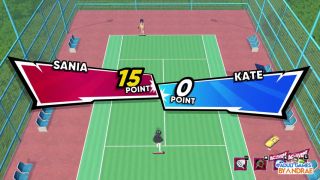 Lesbian Tennis EP15 Hentai Scenes with Kim, Bridget and Sania - Academy Love Saga Tennis Angels Ex-7