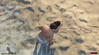 GTAHub - Michael fucks with thick and curvy ass real cheating wife Amanda in Beach! Sneaky Cheating Free Porn-5