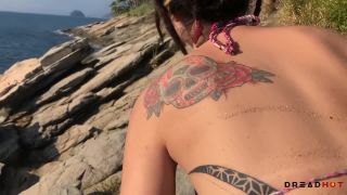 curvy pawg big ass Dread Hot - Paradise Island Trip - Public Blowjob and Hard Sex in an Awesome Ocean View , homemade on big ass-0