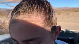 Eva Elfie - Public Teen Sex in the Convertible Car on a way to Las Vegas-5