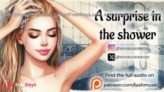 A surprise in the shower... Erotic Audio Anal-8