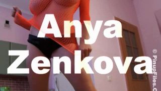 Anya Zenkova - Orange Fishnet - Part  1-0