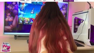 Hottest Petite fucked while plays Nutaku Games-1