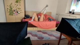 Pinay Solo Finger Amateur MILF does yoga naked, hairy pussy, big ass, big tits.-2