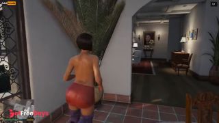 [GetFreeDays.com] GTA V Nude Mod Installed Game Play Part 19 GTA 5 Missions Story Mode Adult Film March 2023-5