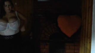 Rose - webcam - macromastia – heavy Colossal tits in sexy bodysuit - Big boobs-2