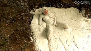  Paris Kennedy  Mud, Fetish, WAM, Solo Rubbin' And Talkin' In Mud Mud Puddle Visuals fetish-6