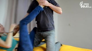 Czech SolesFoot Smother Fight 2 - (Mixed Wrestling, Sexy Feet, Teen Feet) - 1080p-2