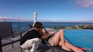 I Massaged The Neighbor Girl Near The Pool And Fucked Her (Fetish porn) Bella-1