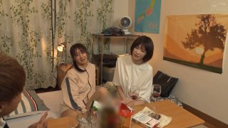 [FHD/SD]HUNTC-149 『私たちどっちもイケるんだよね！』『久しぶりに男もいいかも！』目を覚ましたら巨乳レズカップル上司がイカせ合い！興奮して見てたらバレてしまい…-5