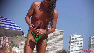 Green thong Nudism!-6