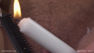 free porn video 43 mmd femdom QueenSnake – Depilation Tracy, waxing on femdom porn-6