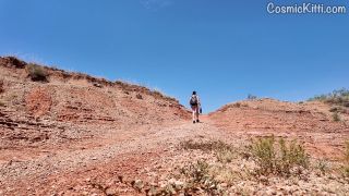 CosmicKitti's Sexy Naked Hike: Sweating Blonde Cougar Vlog-3