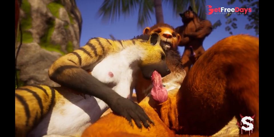 [GetFreeDays.com] Sexy furry babe gets fucked by everyone until she squirts in Wild Life sex Adult Clip November 2022