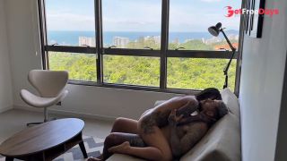Foda Incrvel De Frente Pra O Mar, Gozei Muito Por Cima Dele -3