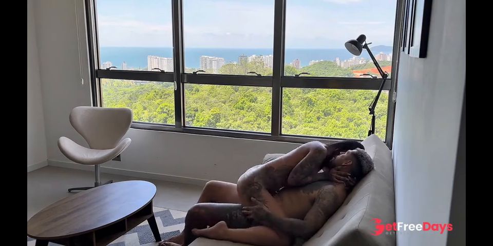 Foda Incrvel De Frente Pra O Mar, Gozei Muito Por Cima Dele 