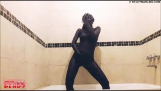 xxx video 25 Flexible dildo fun in the bathroom | zentai / encasement | fetish porn femdom forced handjob-5