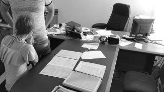 Boss fucking worker in office - MILF-2