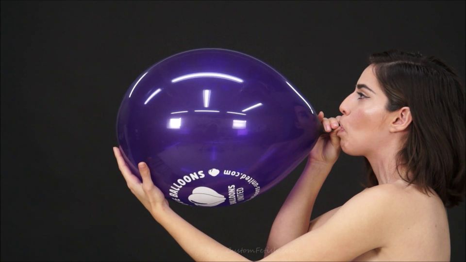 Custom Fetish - Anna s First 2 Balloon Blow to P - Fetish