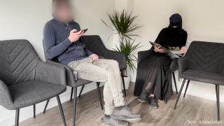Sex AssociatesPublic Dick Flash in a Hospital Waiting Room! Gorgeous muslim stranger girl caught me jerking off in a hospital and helped m-1