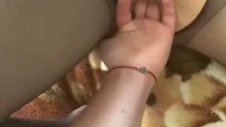 Foot Fetish Tore pantyhose and fucked in a leather skirt-7