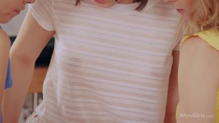 Alissa Foxy, Ellie Luna, Kelly Collins - Curious For Threesomes - W0wgirls - Lesbian-1