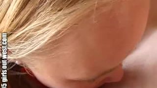 Leah and Chloe Make Love on the Hay Lesbian-7