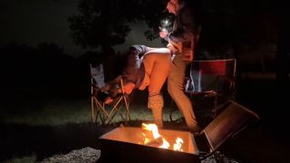 Using My Pussy In A Public Park! Rough Sex Next The Fire In The Open-0