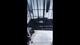 Hardcore porn Mistress Lorraine Mistress Lorraine aka mslorraineldn - 06-19-2020 OnlyFans Video - Imagine being locked in my cage Low on the floor where you belong video-1