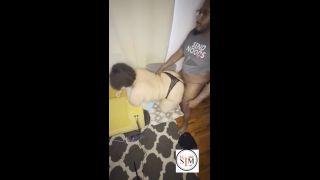 Amateur Fat ass clapping on the dick-2