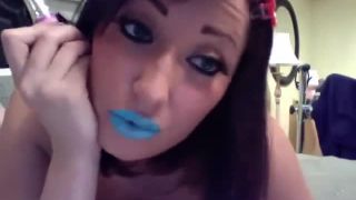 online adult clip 37 Bratty Ivana - Blue Lipstick on femdom porn femdom dentist-3