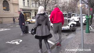 Fucking street with liz rainbow in delicious blonde gets invited to private photo shoot-1