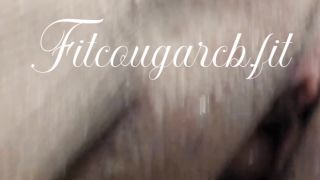 M@nyV1ds - FitCougar - Underview POV clear chair cum show-9