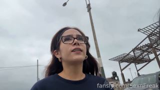 SexnFreak – Double Blowjob and Cumwalk From out of an Abandoned Building.-7