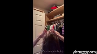  try on Ashley Matheson Ashley Matheson Teases Her Curves in  Dressing Room Video-3