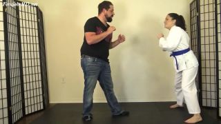 Cleo Earns Her Red Karate Belt - Footjob-0