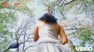 KOREAN SOLO FEMALE DOES PUBLIC COSPLAY SKIRT WALKING NUDE-6