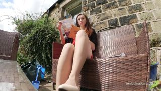 elise graves femdom pov | Sophia Smith - Garden Tights Tease | upskirt-1