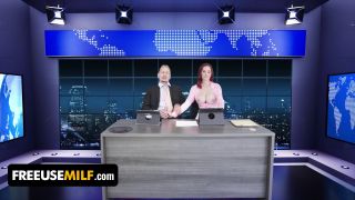 Channelskeet breaking news  male news anchor frse bangs his re....-2