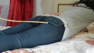 Free Porn Spank Video | [hotspanker.com] M063 - Punished Sisters Pt4 Younger Sister Xin with Cane-1