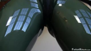 Latex Transparent Green Catsuit Rare and Unforgettable Po...-7