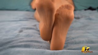 Silk Pantyhose And Feet Licking And Small Vibrating Toy Under Nylon Mak-9