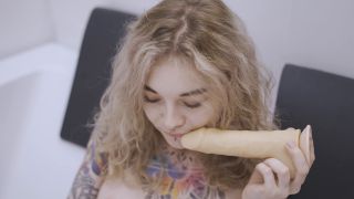 The Best Side Of Karnelia. Nude Nymph Caresses Herself Before Shower An-3